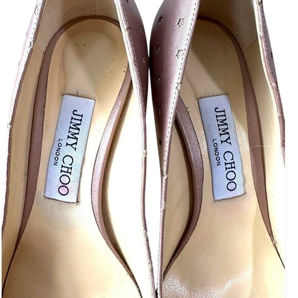 Jimmy Choo Bridget 65‎ Round Toe Pearlized Pump, Star crystal, 38EU, Dust bag - Picture 11 of 16